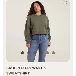Nuuds cropped crewneck sweatshirt